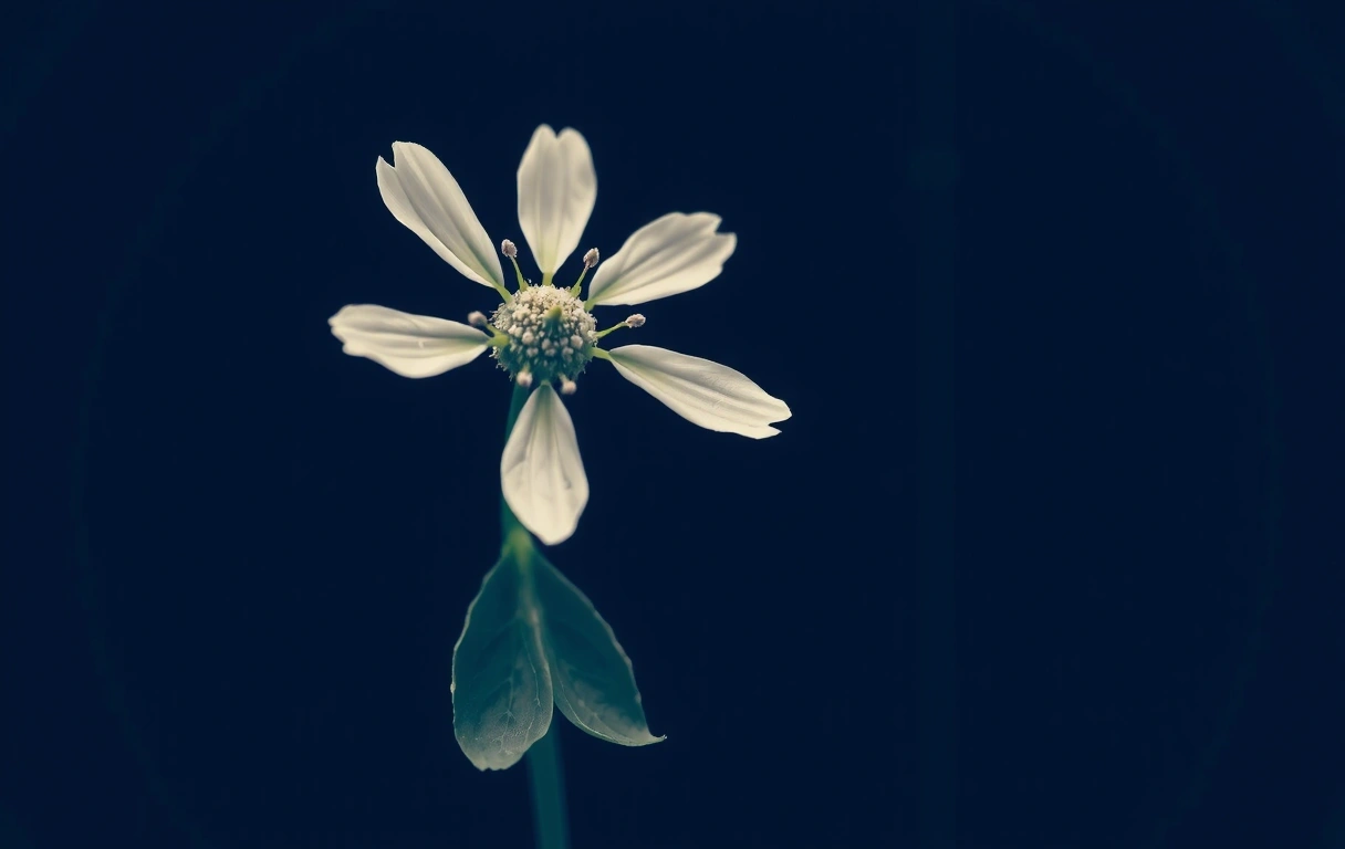 Detalle botánico editorial